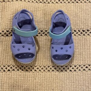 CROCS Kids Lavender and Mint Sandals